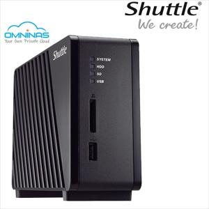Shuttle Omninas KS10 - Snelle 1-bay NAS met Media Server, FTP-server, Hotspot functie en Fanless design